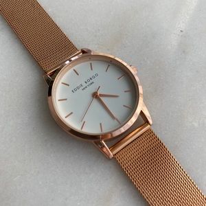 Eddie Borgo rose gold watch